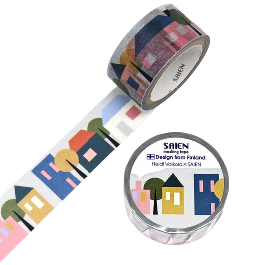 SAIEN - Heidi Valkola - Washi Tape - Houses