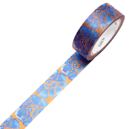 SAIEN - Ariane Gérard - Washi Tape - Camelias Azur