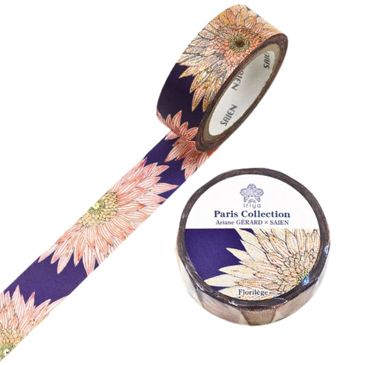 SAIEN - Ariane Gérard - Washi Tape - Gold Foil - Florilége