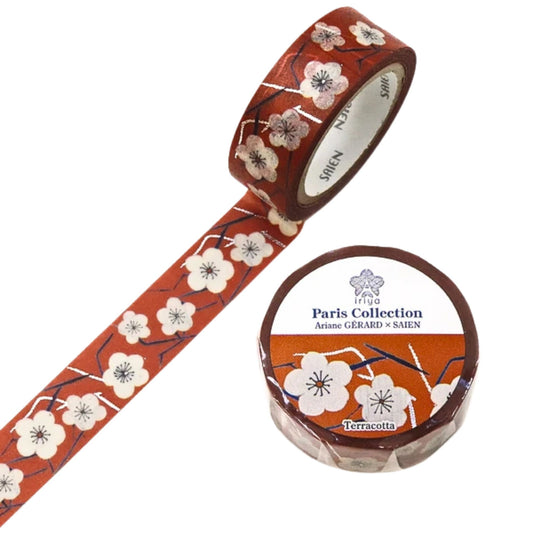 SAIEN - Ariane Gérard - Washi Tape - Silver Foil - Terracotta