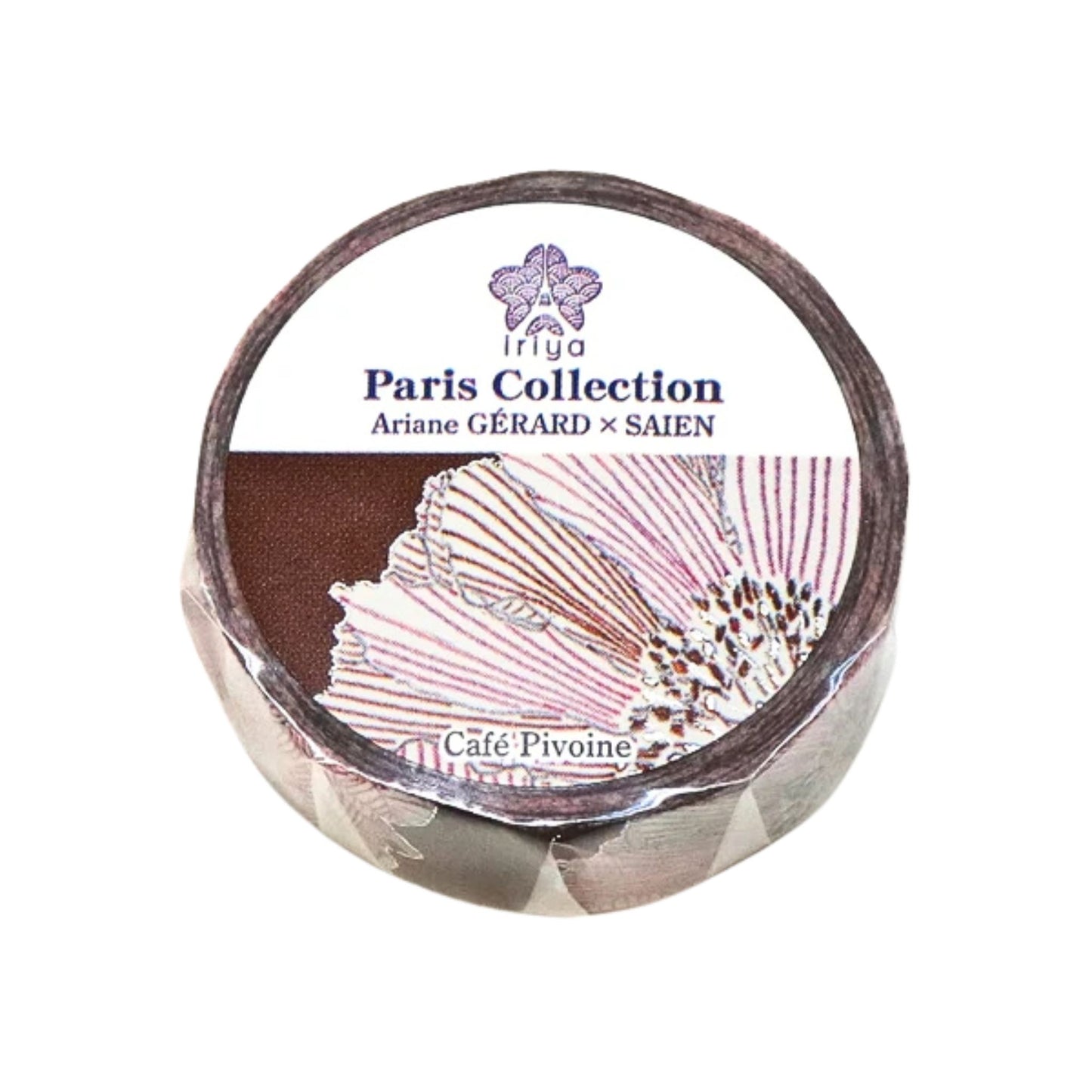 SAIEN - Ariane Gérard - Washi Tape - Silver Foil - Café Pivoine