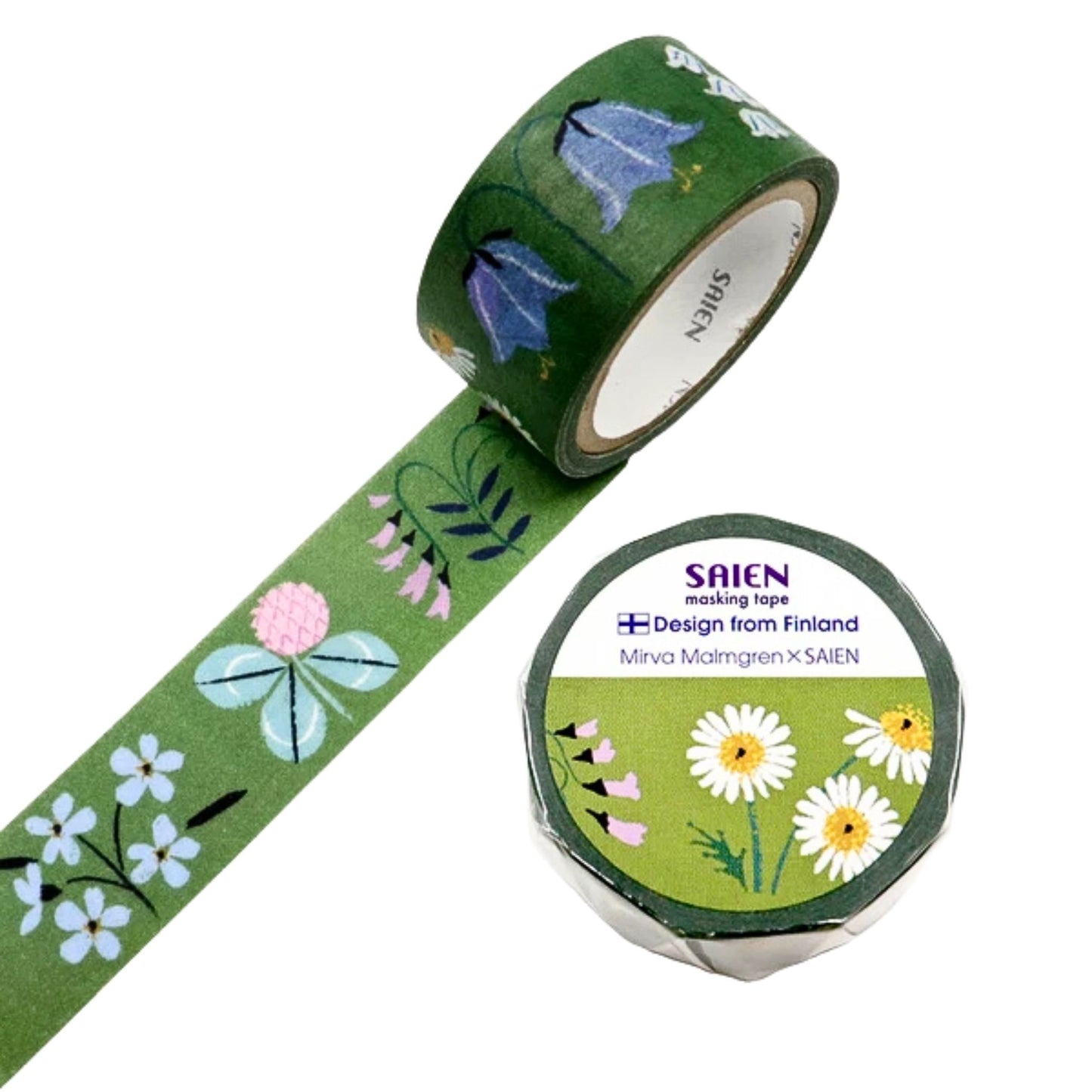 SAIEN - Mirva Malmgren - Washi Tape - Flowers for the Nightless Night