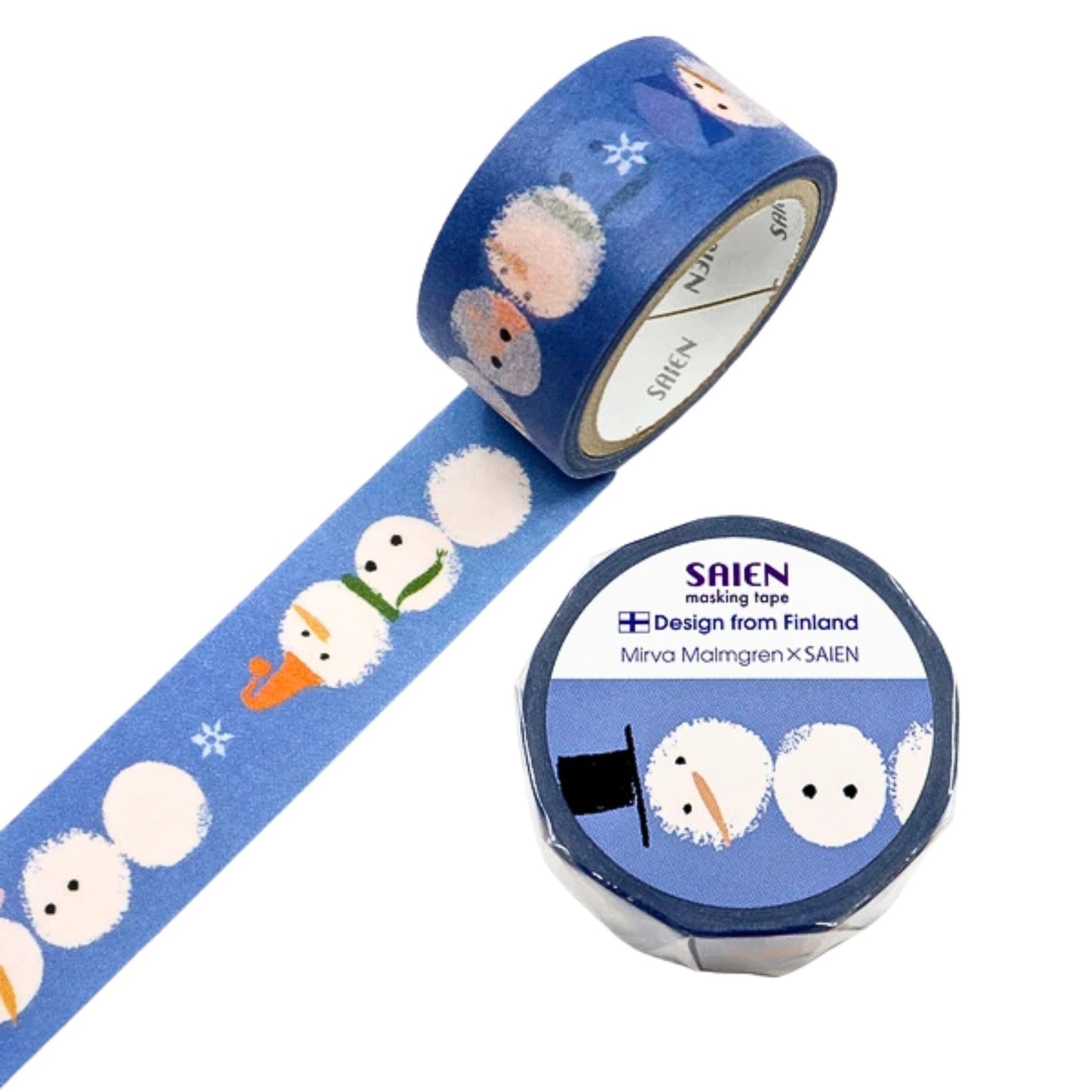 SAIEN - Mirva Malmgren - Washi Tape - Snowmen