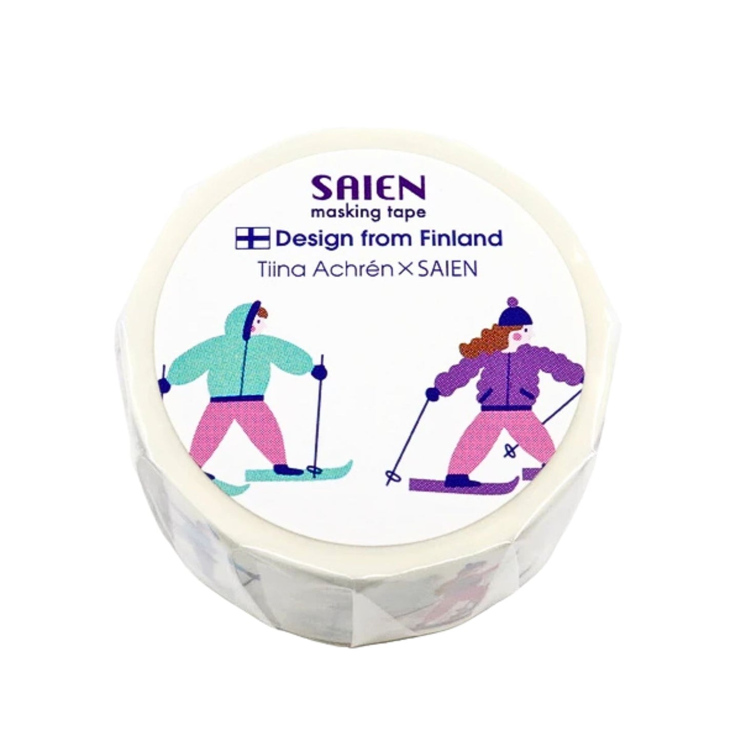SAIEN - Tiina Achrén - Washi Tape - Skiing