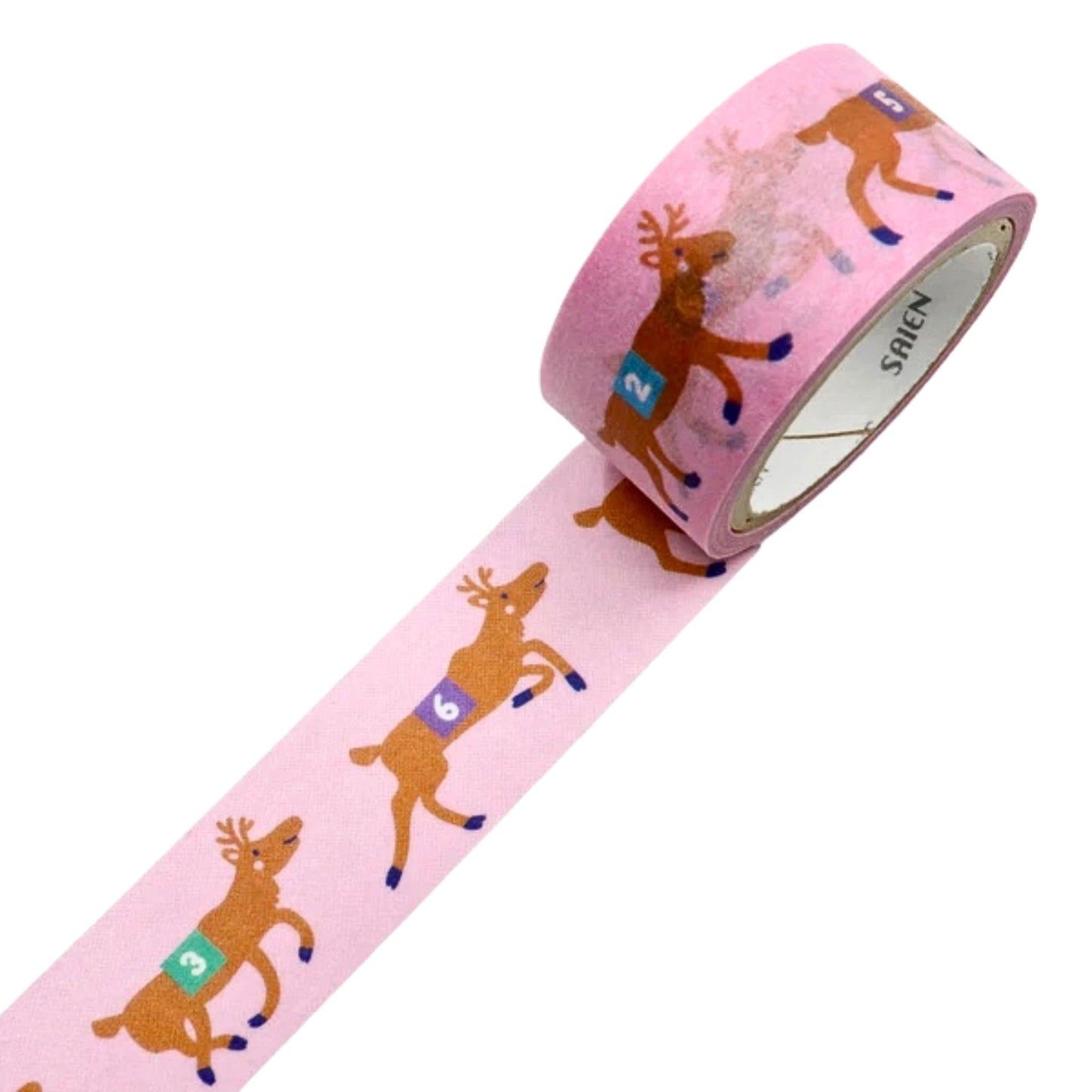 SAIEN - Tiina Achrén - Washi Tape - Reindeer Race