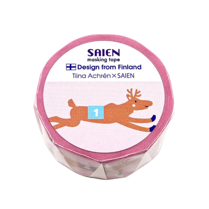 SAIEN - Tiina Achrén - Washi Tape - Reindeer Race