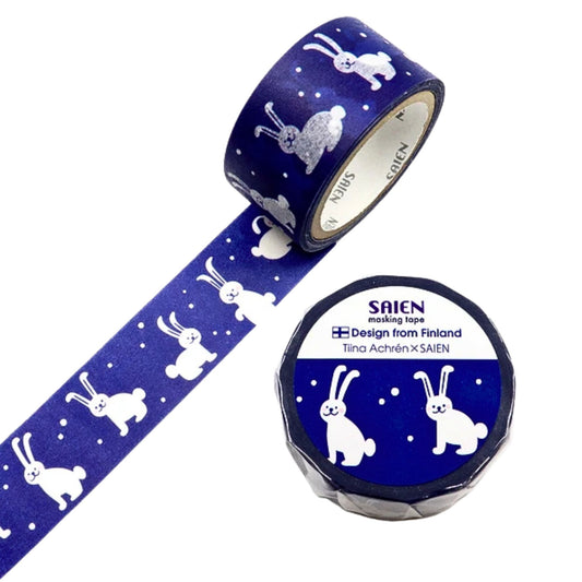 SAIEN - Tiina Achrén - Washi Tape - Winter Rabbits
