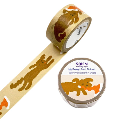SAIEN - Janni Valkealahti - Washi Tape - Santa Dogs