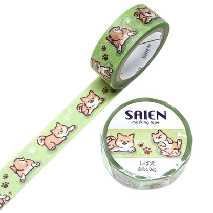 SAIEN - Washi Tape - Shiba Dog
