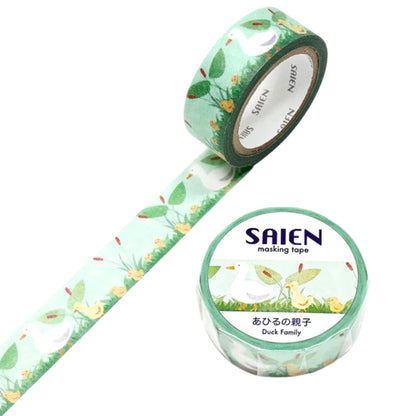 SAIEN - Washi Tape - Duck Family