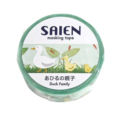SAIEN - Washi Tape - Duck Family