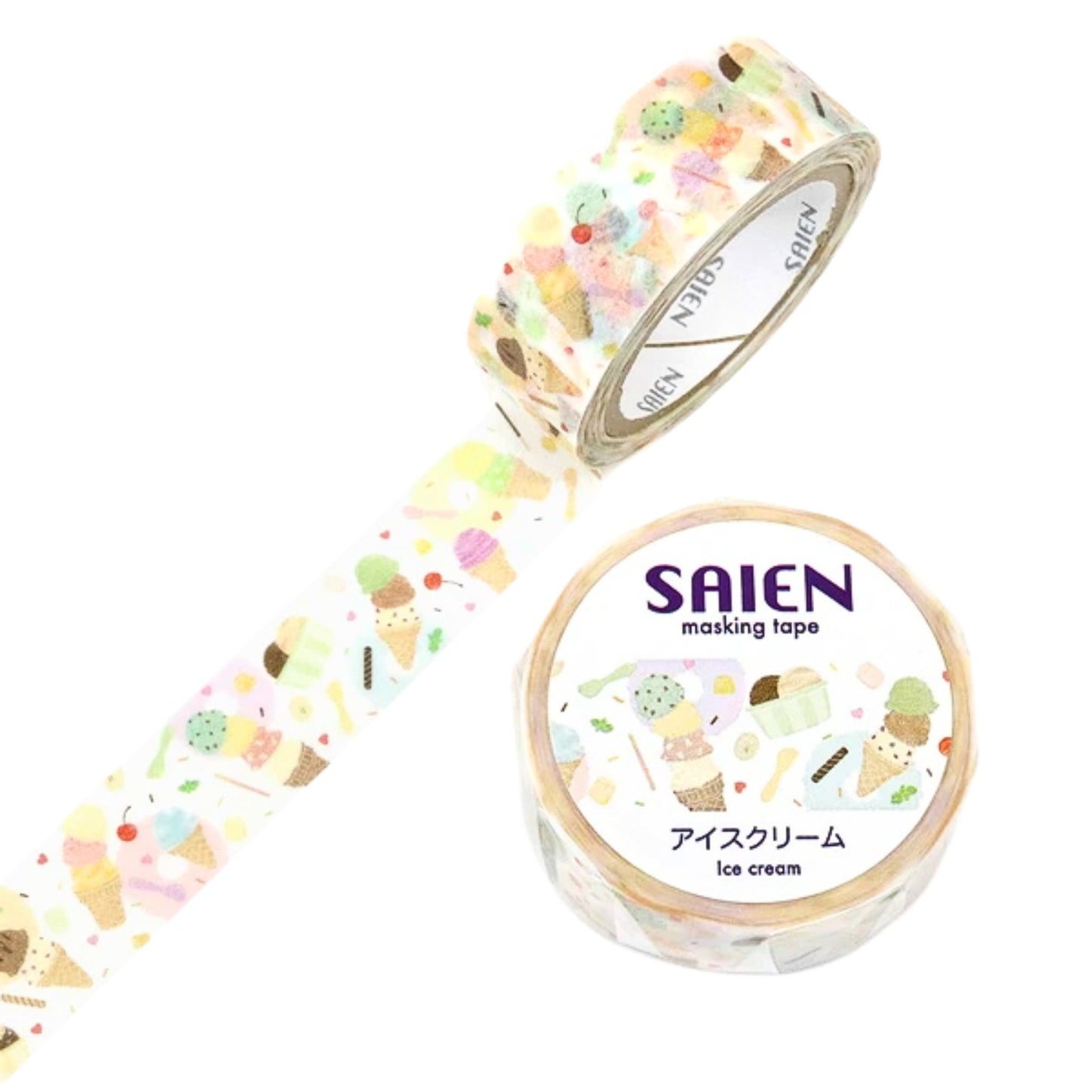 SAIEN - Washi Tape - Ice Cream