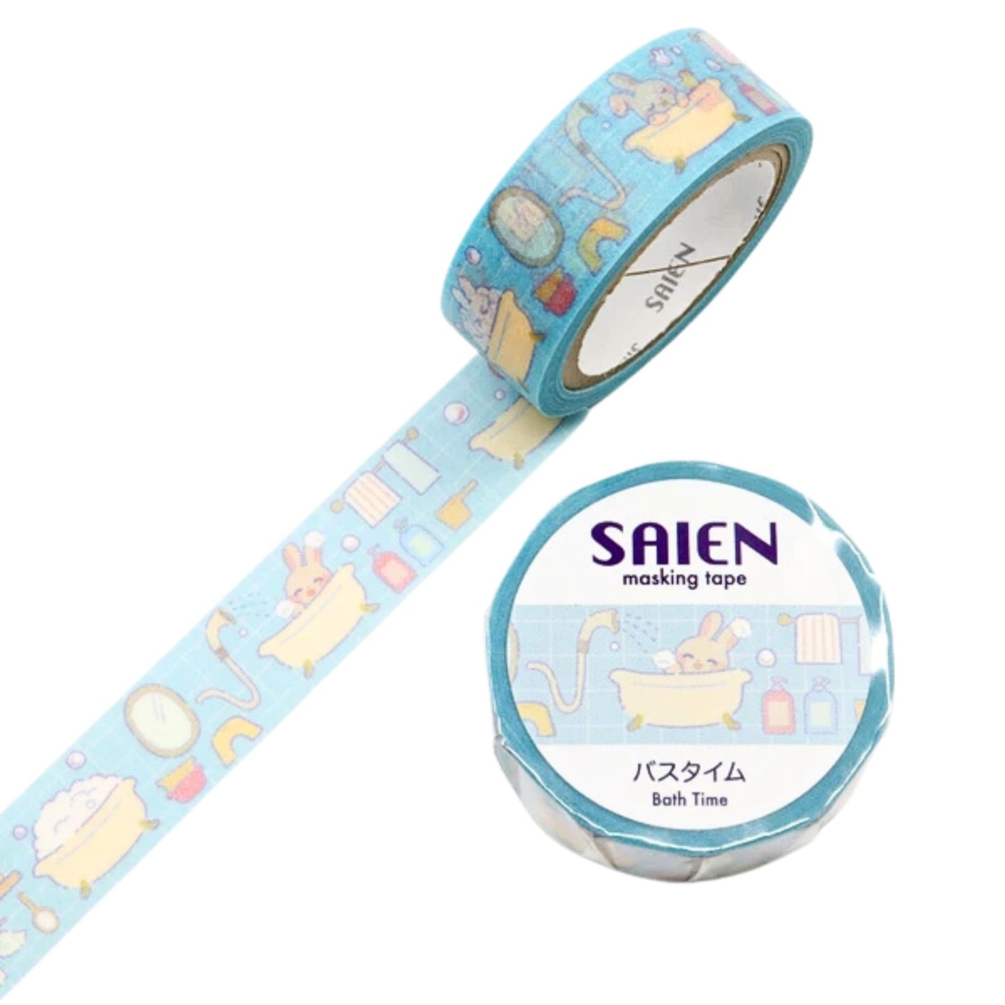 SAIEN - Washi Tape - Bath Time