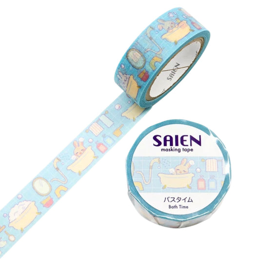SAIEN - Washi Tape - Bath Time