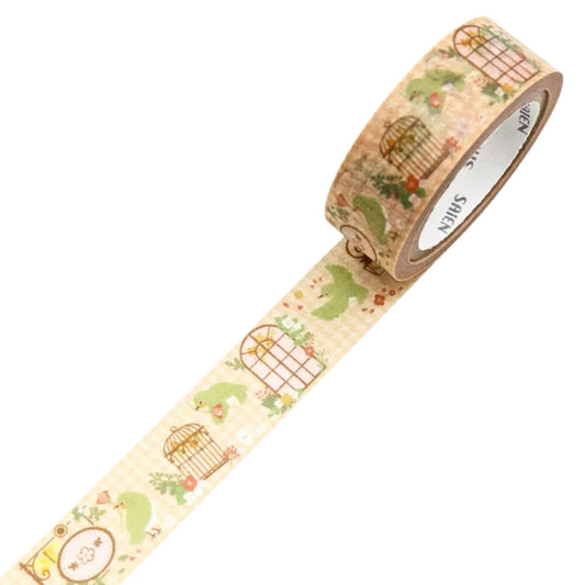 SAIEN - Washi Tape - Little Bird & Flowers