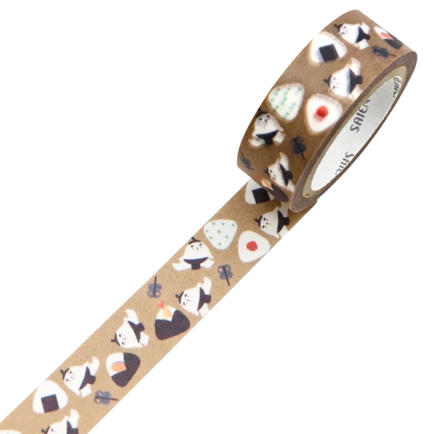 SAIEN - Washi Tape - Rice Ball Sumo