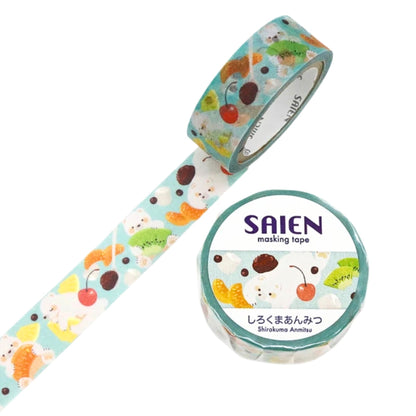 SAIEN - Washi Tape - Polar Bear Anmitsu