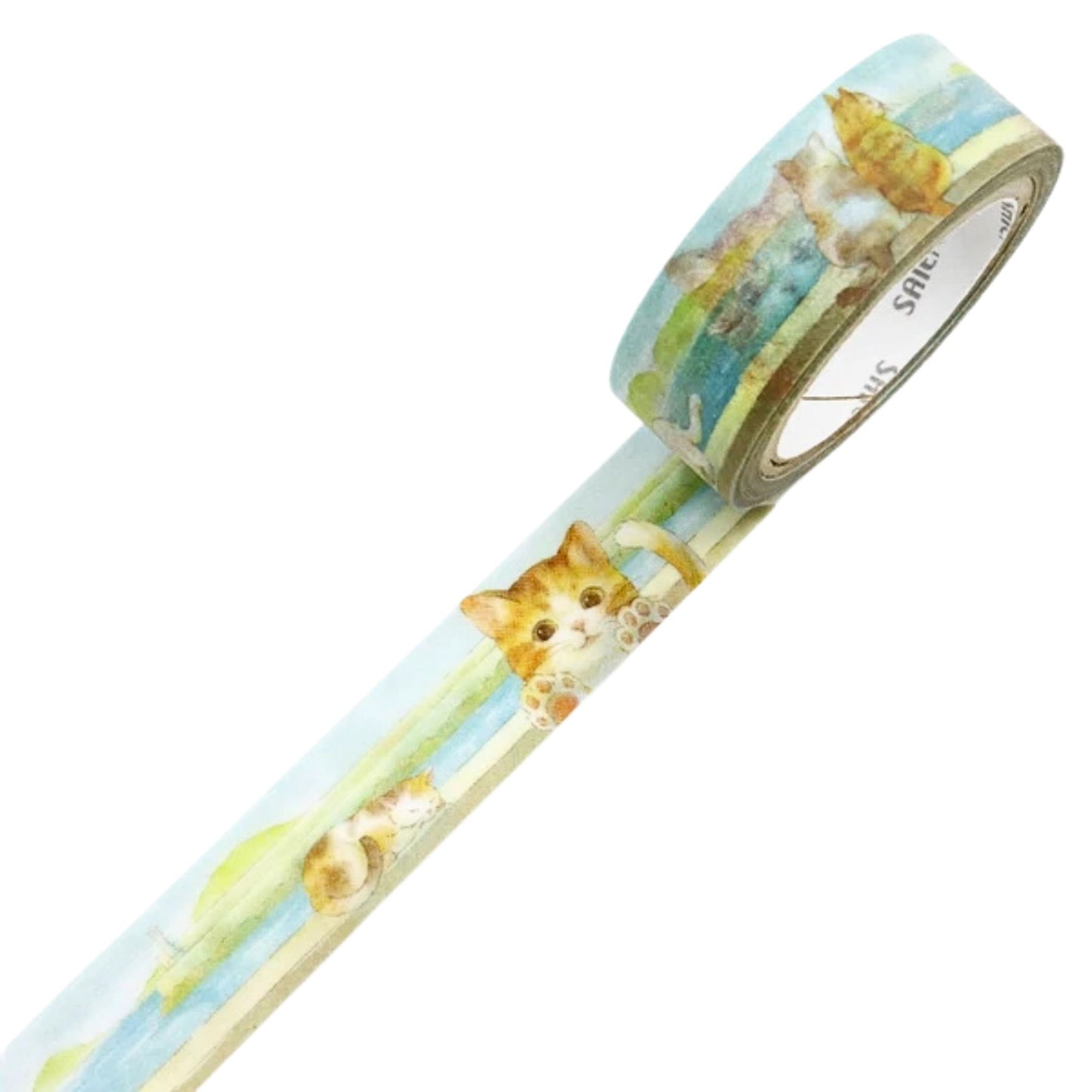SAIEN - Washi Tape - Island Cat