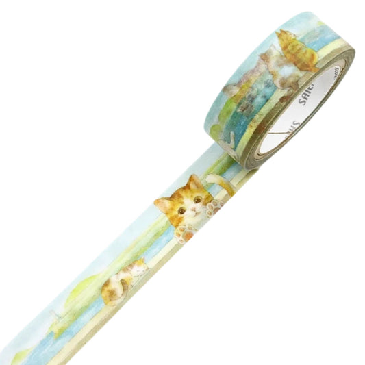 SAIEN - Washi Tape - Island Cat