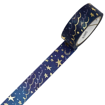 SAIEN - Washi Tape - Gold Foil - Starlit Sky
