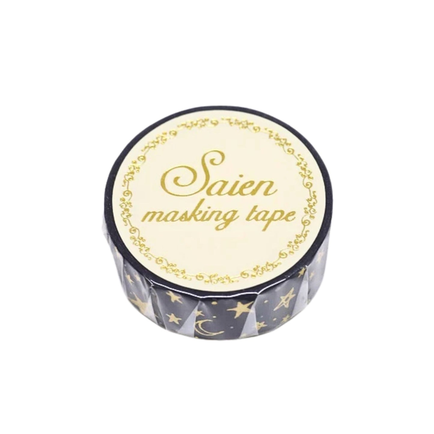 SAIEN - Washi Tape - Gold Foil - Starlit Sky