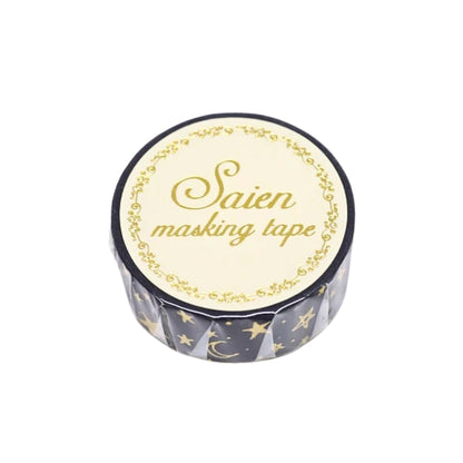 SAIEN - Washi Tape - Gold Foil - Starlit Sky