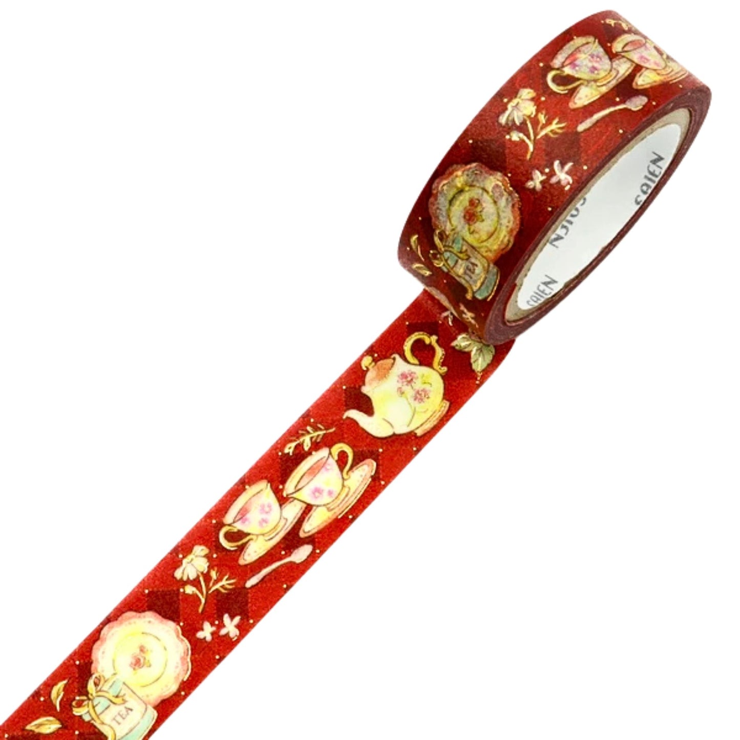 SAIEN - Washi Tape - Gold Foil - Classical Tea