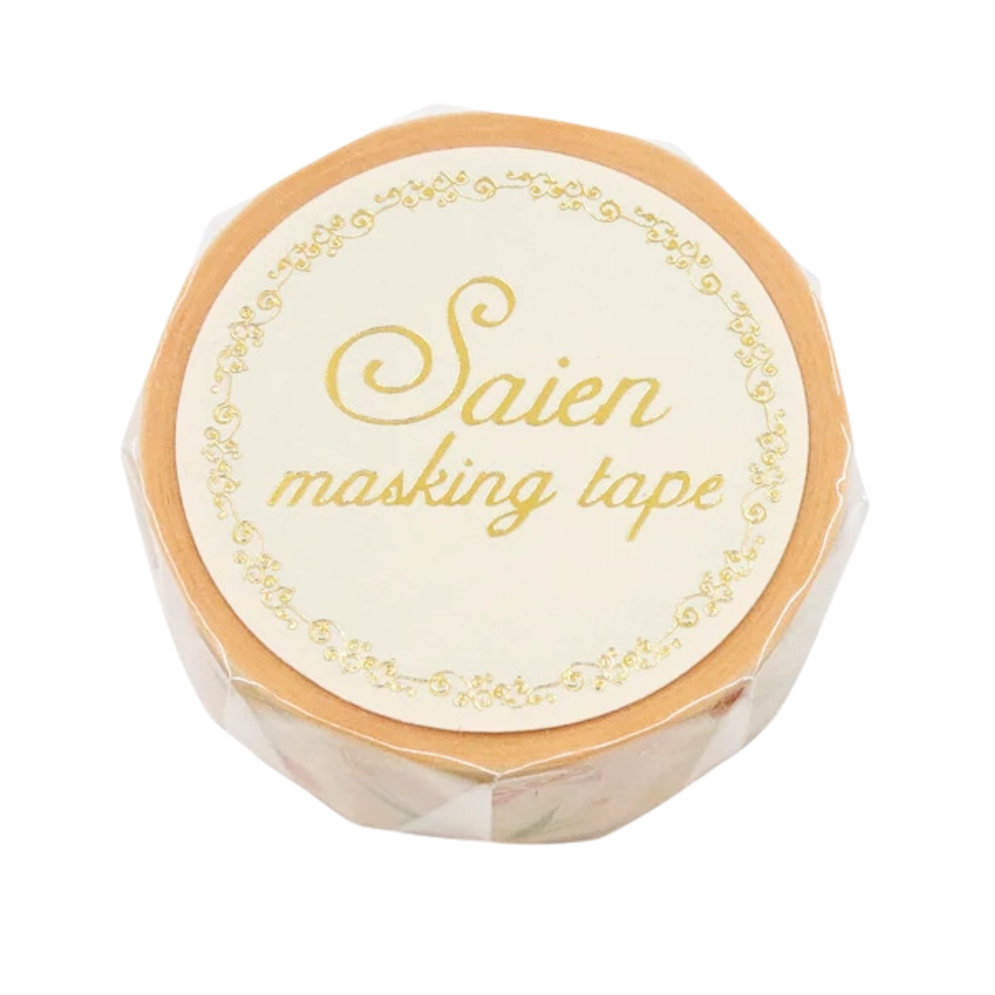 SAIEN - Washi Tape - Gold Foil - Tulip