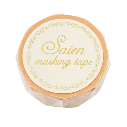 SAIEN - Washi Tape - Gold Foil - Tulip