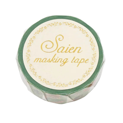 SAIEN - Washi Tape - Gold Foil - Shiba Inu & Japanese Sweets