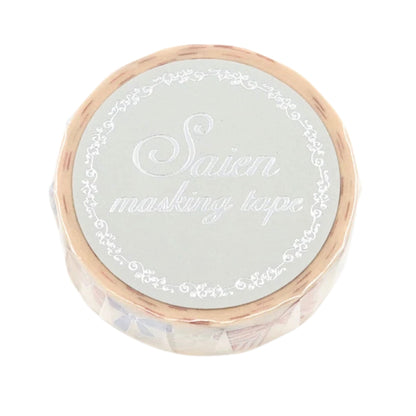 SAIEN - Washi Tape - Silver Foil - Sparkly Ribbon