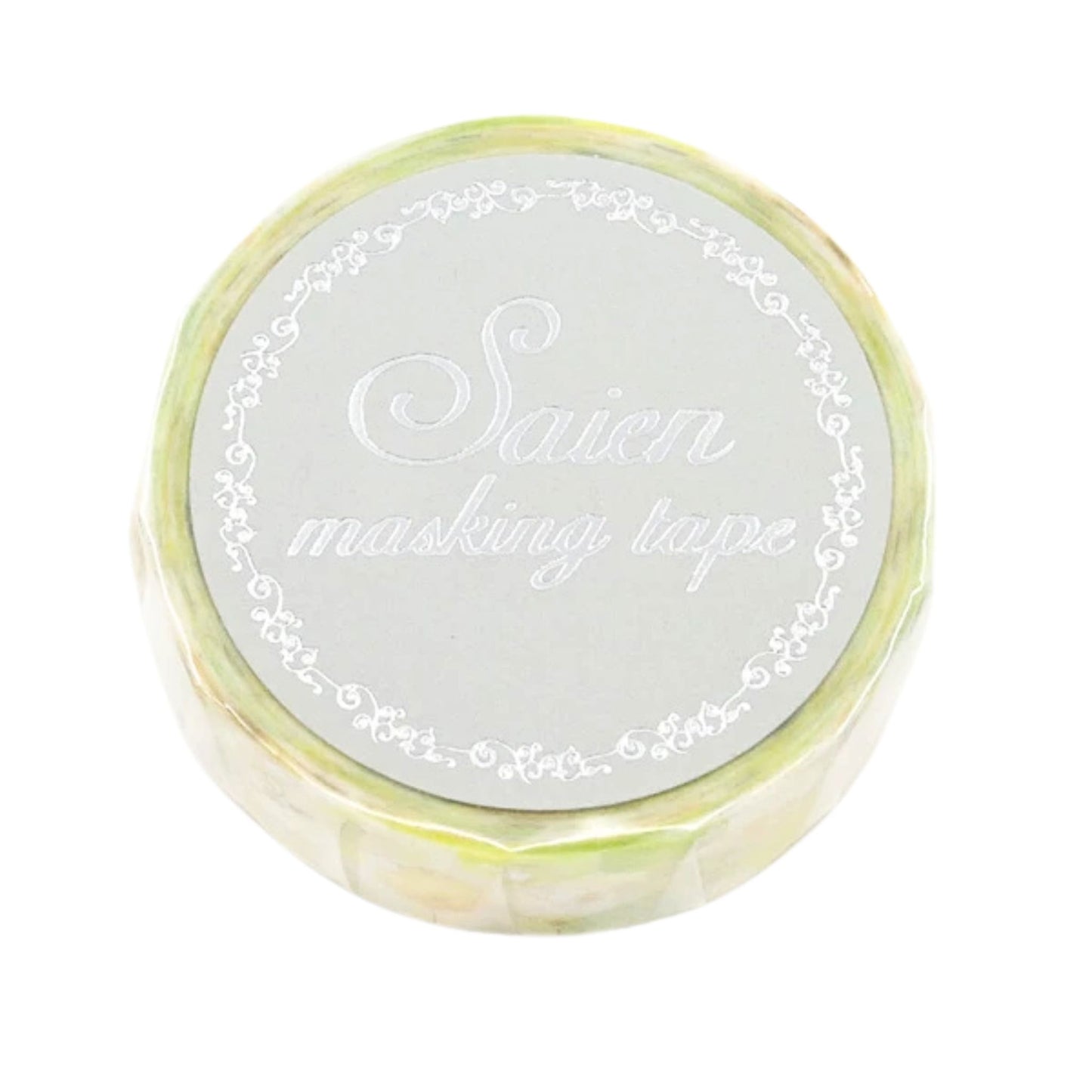 SAIEN - Washi Tape - Silver Foil - Honeycomb