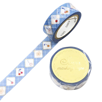 SAIEN - Washi Tape - Gold Foil - Cherries
