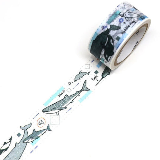 SAIEN - Washi Tape - Marine Note