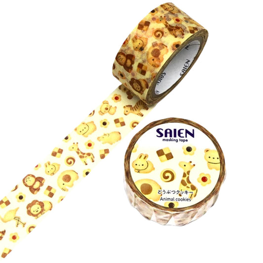 SAIEN - Washi Tape - Animal Cookies