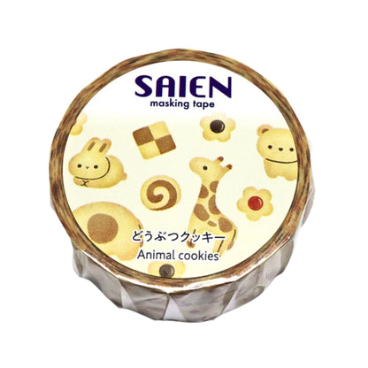 SAIEN - Washi Tape - Animal Cookies