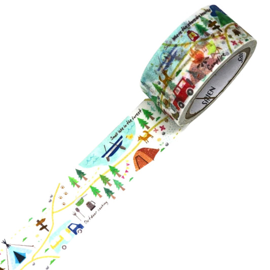 SAIEN - Washi Tape - Camp Map