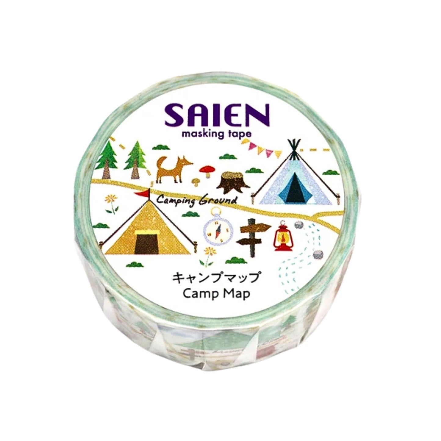 SAIEN - Washi Tape - Camp Map