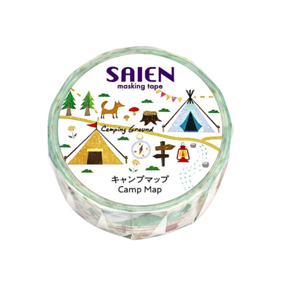 SAIEN - Washi Tape - Camp Map