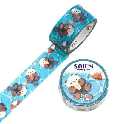 SAIEN - Washi Tape - Sea Otter