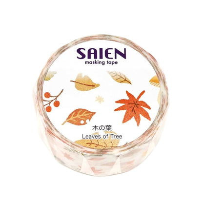 SAIEN - Washi Tape - Leaves of Tree