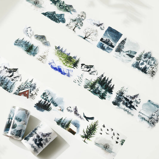 WT - Winter's Whisper Washi/PET Tape