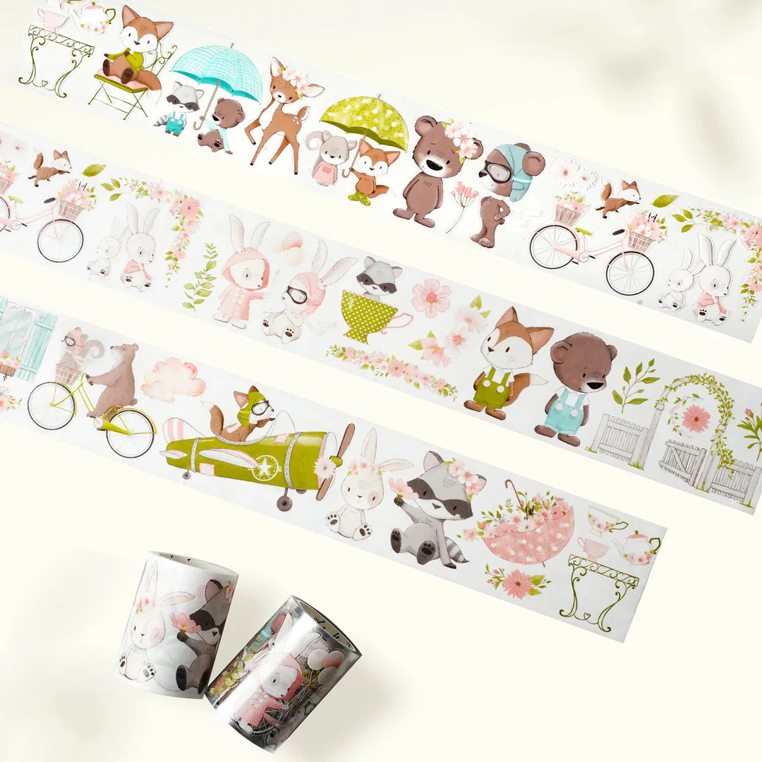 WT - Woodland Pals Wide Washi/PET Tape