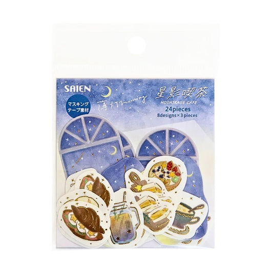 SAIEN - Flake Stickers - Starlight Café - Luminous Morning