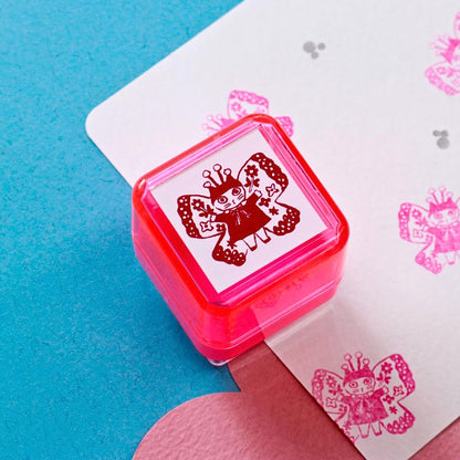 Sanby - Yumi Kitagishi - Pre-inked Stamp - Cat Fairy